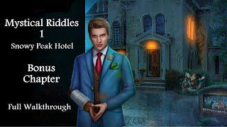 Mystical Riddles 1: Snowy Peak Hotel Bonus chapter walkthrough