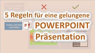 5 Regeln für eine Powerpoint-Präsentation