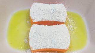 Thickkk Paste  Dish Soap, Cleaning Powder Pemolux and Recycled Powder  Sponges Squeezing ASMR