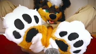 Rubbing my feetpaws [Furry ASMR]