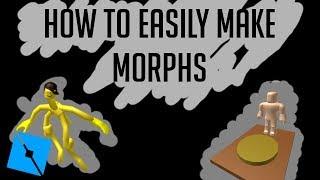 Roblox Studio | How to make Morphs in Roblox | Easy | 2017