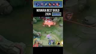  NOVARIA BEST BUILD 2024 #mobilelegends #mlbb#novaria