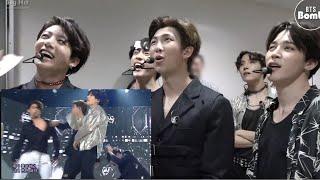 (ENG SUB) BTS Reaction to Namjoon ripping off Jungkook’s shirt during Fake Love