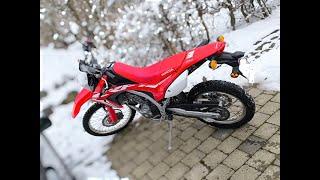 Honda CRF 250L is the best motorcycle for a beginner. How to buy a motorcycle in Germany. First trip