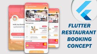 Flutter Restaurant Booking App | Speed Code