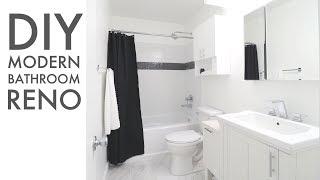 How To Remodel a Bathroom // DIY // Modern Builds