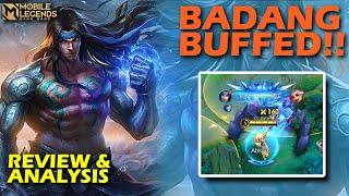 BADANG BUFFED!! || MOBILE LEGENDS ADVANCED SERVER PATCH REVIEW AND GAMEPLAY