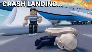 CRASH LANDING INTO A FIELD In Cabin Crew Simulator *Ep24* | roblox