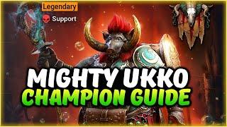 Mighty Ukko Tested & First Impressions! Champion Spotlight Raid Shadow Legends [Test Sever]