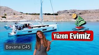 EVİMİZE HOŞGELDİNİZ | BAVARIA C45 Full Boat Tour