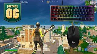 Razer huntsman mini ASMR Fortnite OG Ranked Reload  Satisfying Keyboard Fortnite 200 FPS Smooth 4K