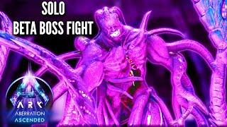 SOLO ROCKWELL BETA BOSS FIGHT - Ark Survival Ascended ABERRATION