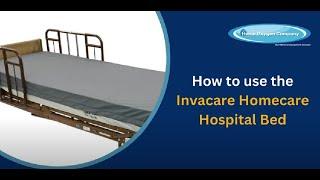 Invacare Homecare Hospital Bed  Complete Walk through