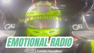 Lewis Hamilton EMOTIONAL Last Ever Mercedes Team Radio with Toto and Bono