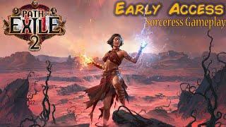 Path of Exile 2 Early Access Sorceress Gameplay Act 1| EP. 2 Testing the Power of Storm Magic