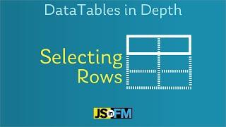 DataTables Module: Selecting Rows