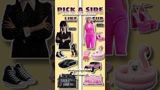 PICK A SIDE! #pickasideyoutube #trending #trend #pickasideyoutube #p1p3rchxrms #barbie #barbiemovie