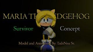 Maria Survivor Concept | Sonic.EXE TD Animation Blender