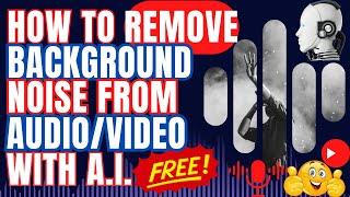 Remove background noise from video free