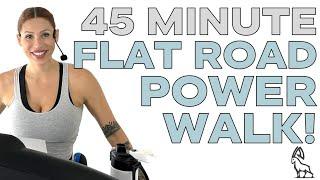 Flat Road Power Walk | Low-Impact Treadmill Workout