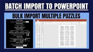 Batch Import Photos & Images into Powerpoint