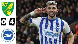 Norwich City vs Brighton 0-4 Highlights | FA Cup - 2025