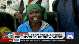 Gen Z families stage anniversary march, seeking justice for fallen protesters