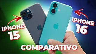 iPhone 15 vs iPhone 16 | Qual é MELHOR?  Comparativo completo!