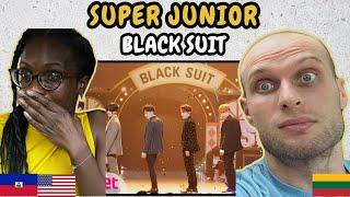 REACTION TO SUPER JUNIOR (슈퍼주니어) - Black Suit (Live on M COUNTDOWN 171109) | FIRST TIME HEARING