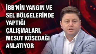 İBB'nin yangın ve sel bölgelerinde yaptığı çalışmaları, Mesut Kösedağı anlatıyor