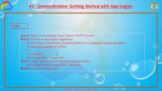 43 - Applications in the Cloud - Demonstration: Getting Started with App Engine