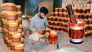 How To Make Wood Mortaar And Pastle || Amazing Skills