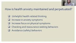 Managing Health Anxiety in Times of Stress