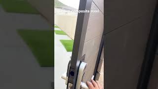 Side gate brown composite steel