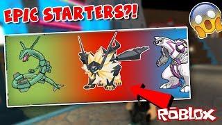 RANDOMIZER MODE GAVE ME THIS STARTER IN ROBLOX?!! (Pokemon Brick Bronze Limiter Challenge)