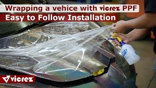 How to Install Vicrez PPF Protective Film Wrap to a Vehicle | 2020 Chevy Corvette C8