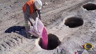 Turkish Genius Way to Blast Massive Rocks from Giant Mining Site