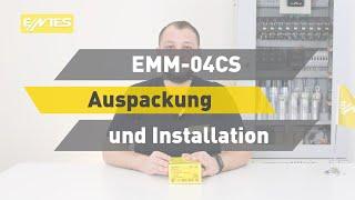 Auspackung und  Installation des Multimeter EMM-04CS