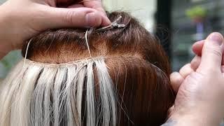 Hair Extension Wefts - How to secure the ends correctly and efficiently