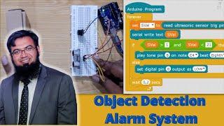 Arduino Tutorial #17: Object Detection Alarm System with Ultrasonic Sensor | Faiz Rasool Online