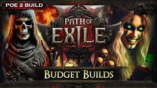 TOP 3 BUDGET BUILDS - PATH OF EXILE 2 BUILD GUIDES - BUDGET POE 2 BUILDS