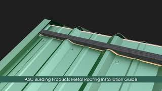 How to install Metal Roofing 3ft panels-ASC Building Products