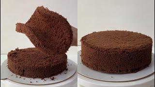 Basic Chocolate Sponge Cake Recipe | 1Kg Chocolate Cake Base Recipe | How To Make Chocolate Cake