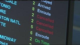 Icy, snowy conditions leading to delays at Bradley