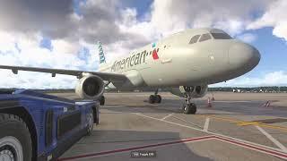 Flight Simulator 2024 | Fenix A319 IAE | American Airlines vOPS (AAL1918 KJAX-KPHL)