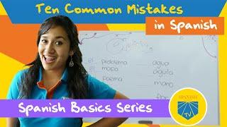 Common Mistakes in Spanish | Spanish Academy TV