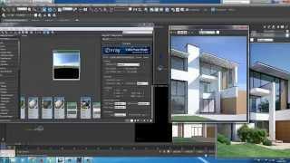 RENDER HDRI 3DSMAX EXTERIOR VISUALIZATION