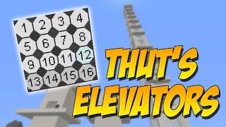 Обзор модов Minecraft #196 Elevators Mod 1.11.2/1.10.2 - Он не застрянет =)