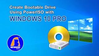 Create Bootable USB Drive using PowerISO with Windows 10 Pro 64bit [ Tagalog ]