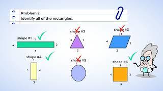 Identifying quadrilaterals by their attributes | MightyOwl Math | 3rd Grade